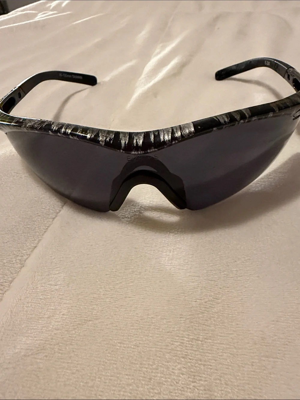 Nascar Black and Silver Racing Wrap Sunglasses - Picture 1 of 4